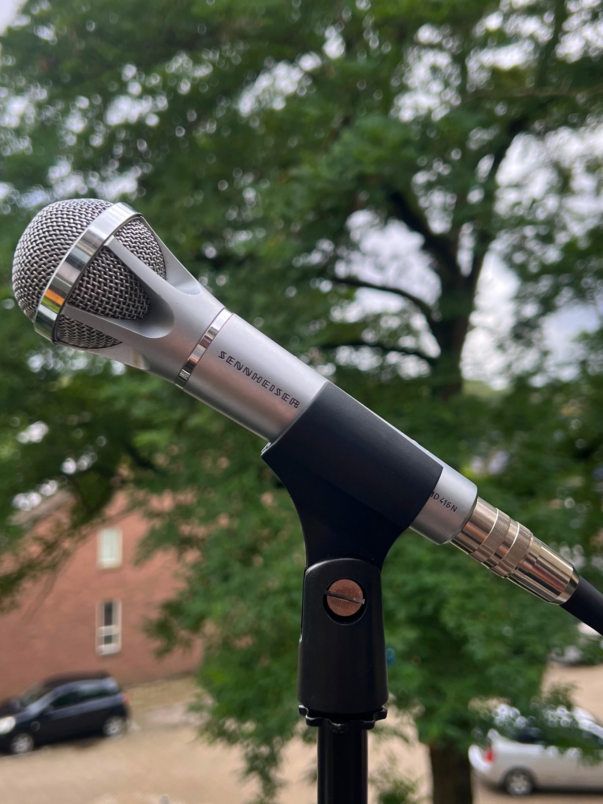 1970's Sennheiser MD416 N Dynamic Microphone