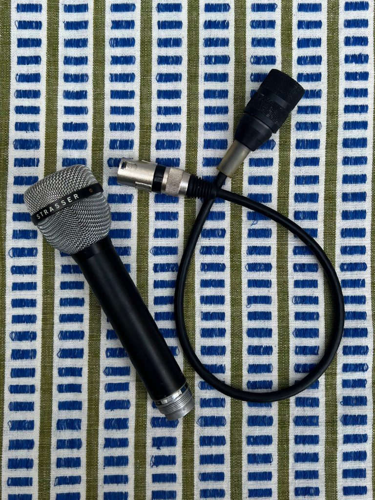 1960's Strässer M17N Dynamic Microphone (Beyerdynamic M69 N)