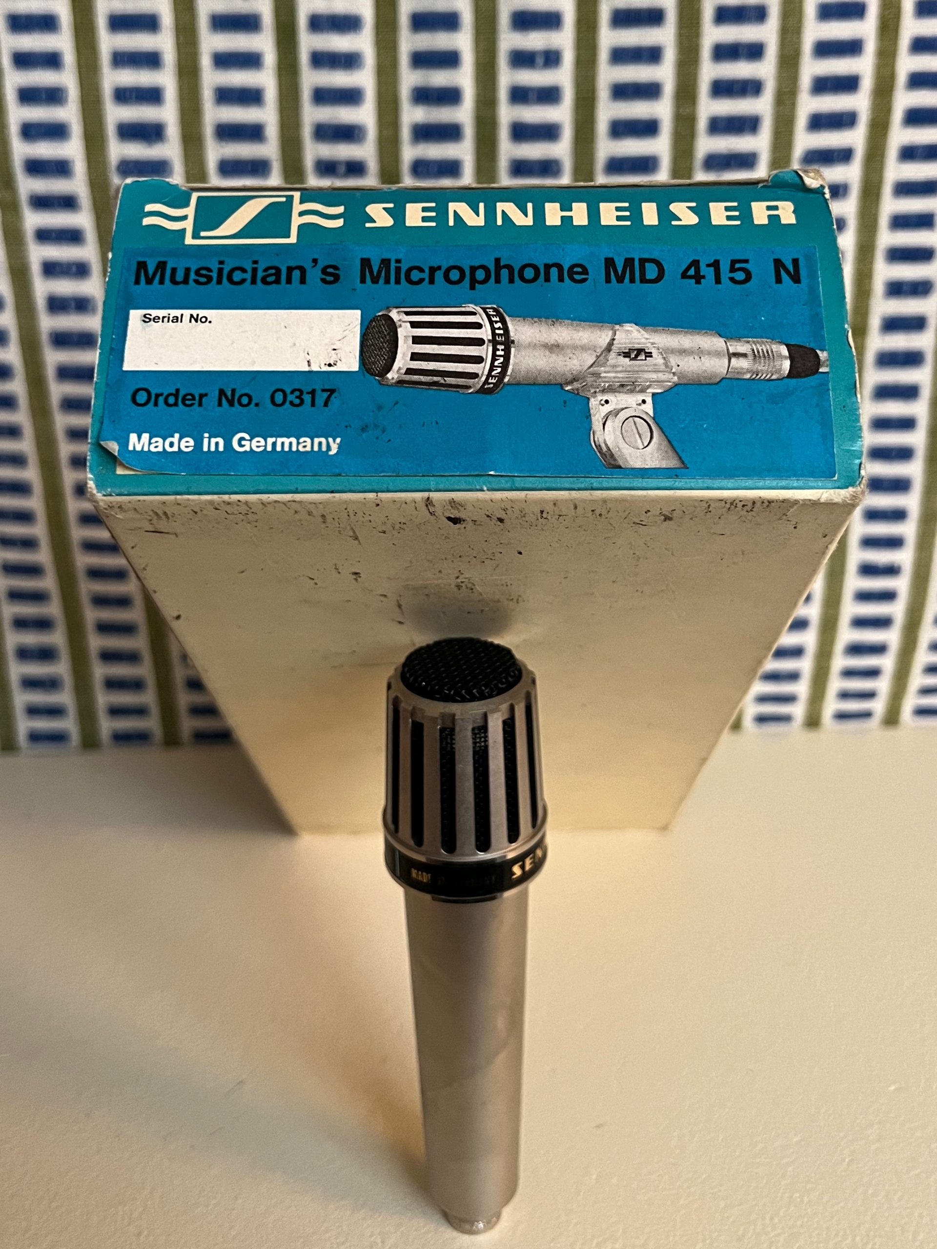 N.O.S. Sennheiser MD415-N Dynamic Microphone (2 Available) - Image 10