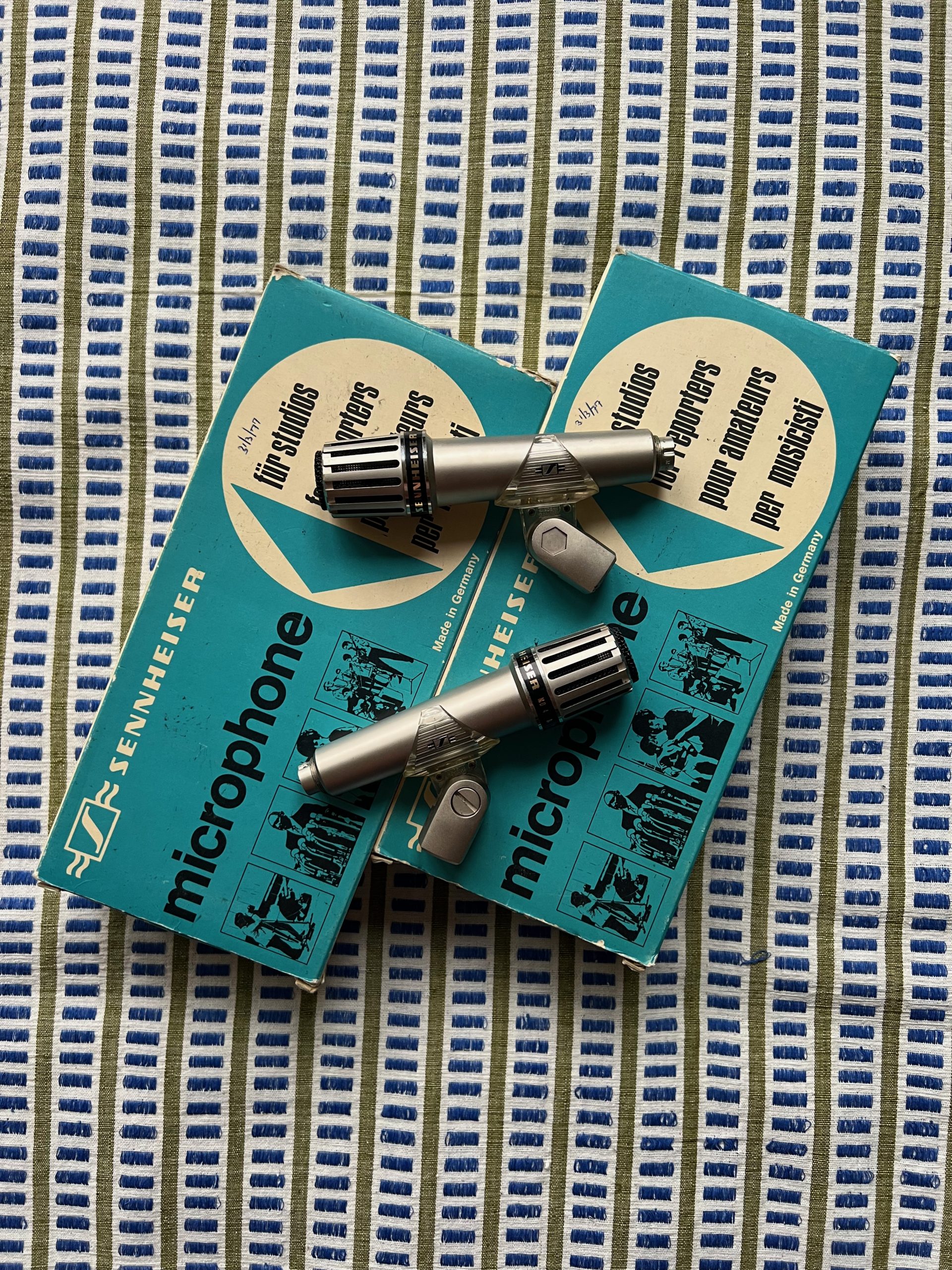 N.O.S. Sennheiser MD415-N Dynamic Microphone (2 Available)