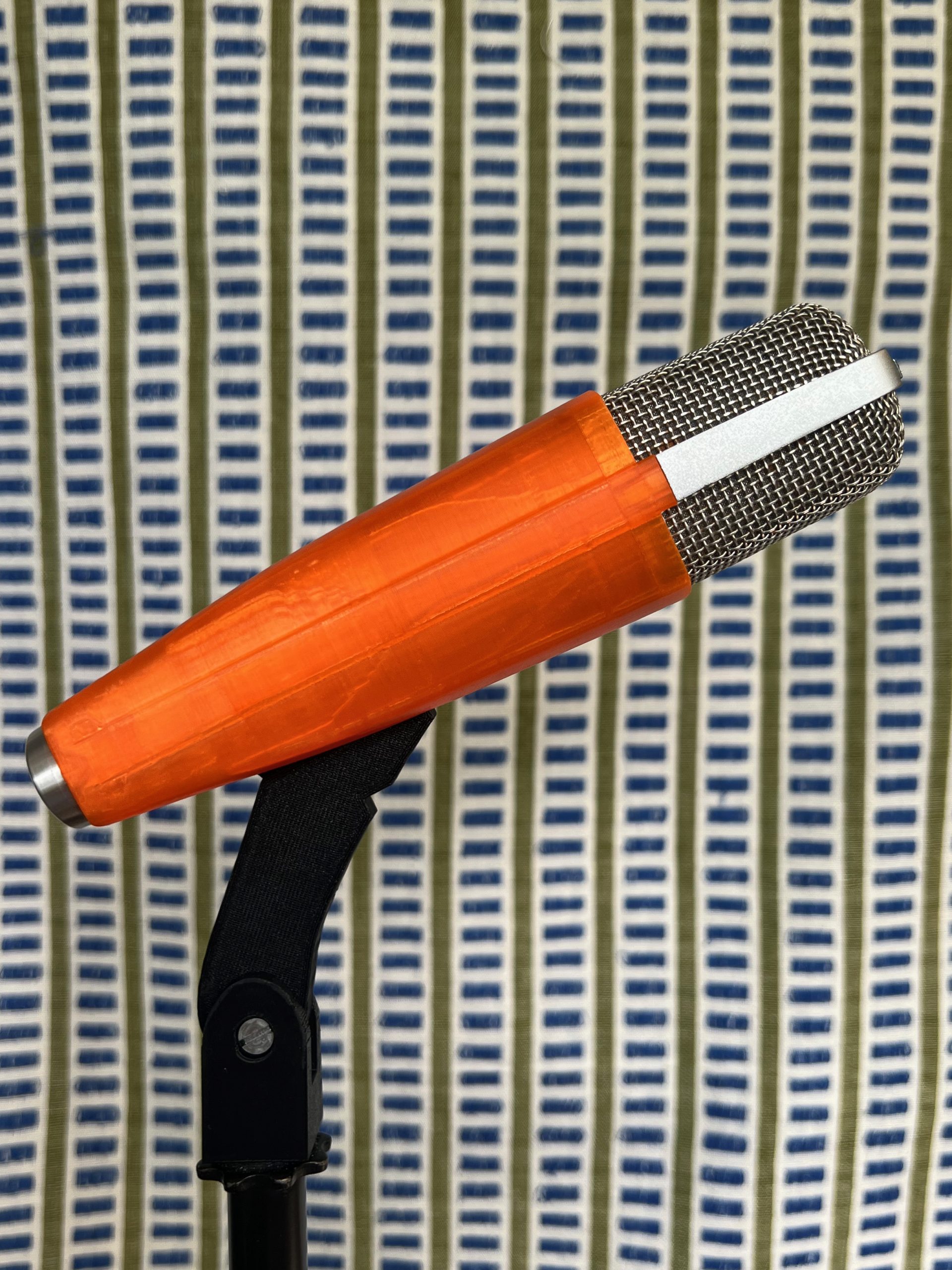 Sennheiser MD421 N Dynamic Microphone Custom Orange Housing - Image 2