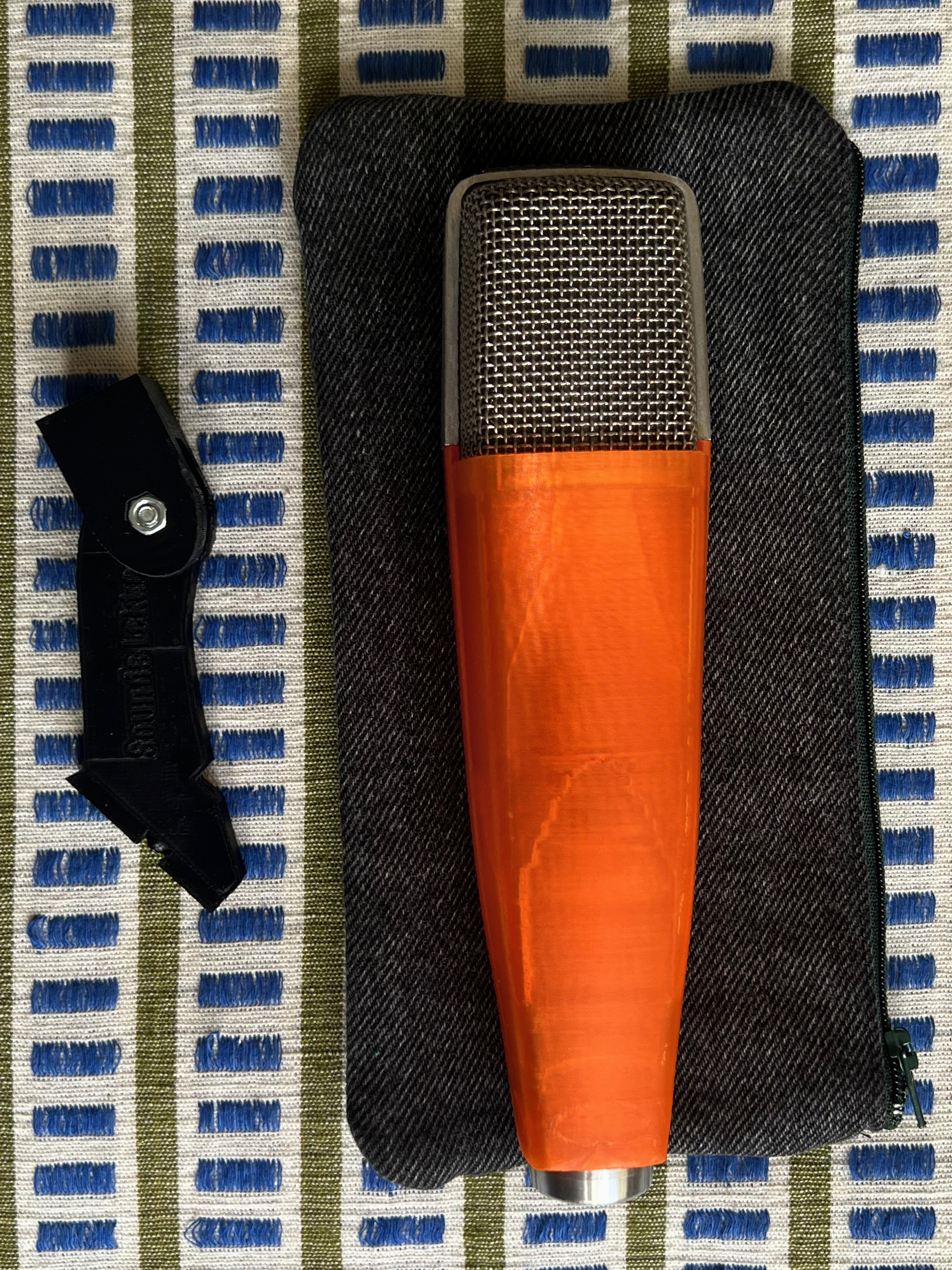 Sennheiser MD421 N Dynamic Microphone Custom Orange Housing - Image 6