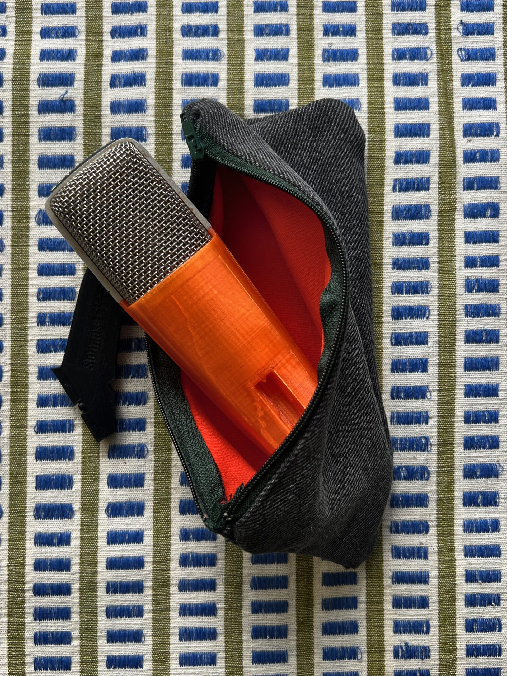 Sennheiser MD421 N Dynamic Microphone Custom Orange Housing - Image 4